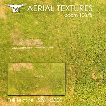 Aerial Greenery: 4K Seamless Texture 3D model image 1 