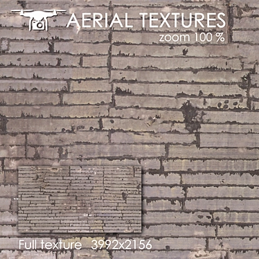 Seamless Aerial Exterior Texture 3D model image 1 