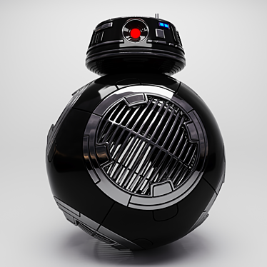 Dynamic Droid BB9: Futuristic 3D Model 3D model image 1 