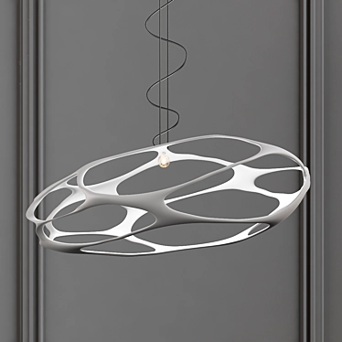 Futuristic LED Pendant Light 3D model image 1 