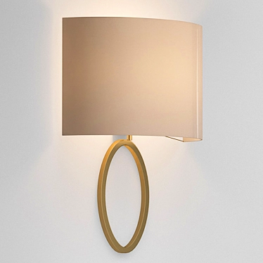 Modern Caserta Wall Sconce 3D model image 1 