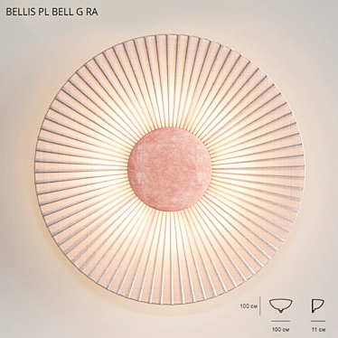 BELLIS PL BELL G RA Wall Light 3D model image 1 