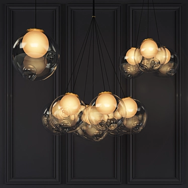 Illuminate your space with Bocci Pendant Lamps 3D model image 1 