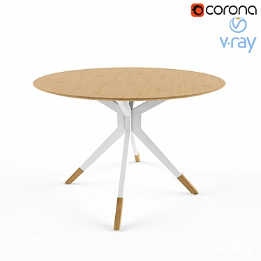 Scandi Chic: BoConcept Billund Table 3D model image 1 