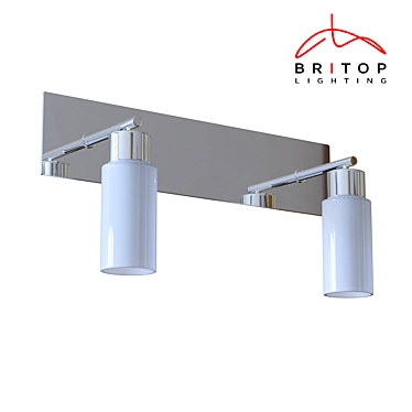 Britop Aquatic 5003028: Polish-Made Sconce with Two 40W G9 Halogen Bulbs 3D model image 1 