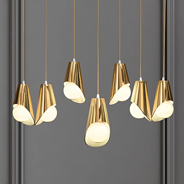 Contemporary Avroko Pendant Lamp 3D model image 1 