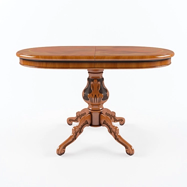 Elegant Oval Table: Morello Gianpaolo 3D model image 1 