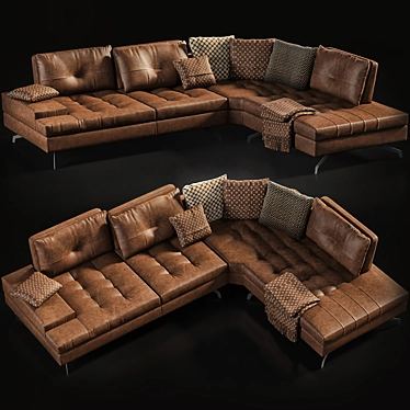 Calia Italia Toffee Sofa 3D model image 1 