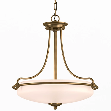 Quoizel Griffin Pendant Light: Elegant and Modern 3D model image 1 