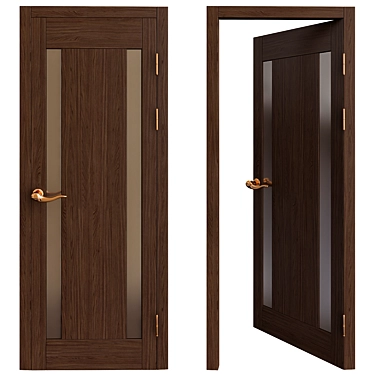 Sleek Urban Door: The Modern Choice 3D model image 1 