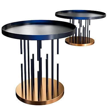 Elegant Mazarin Coffee Tables 3D model image 1 