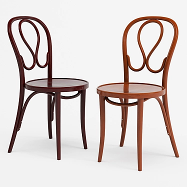 Elegant Vienna Chair: Stylish Design 3D model image 1 