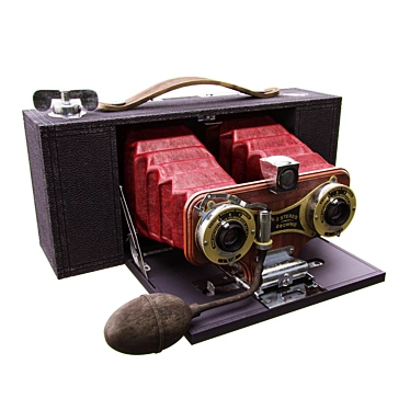 Title: Vintage Kodak Stereo Camera 3D model image 1 