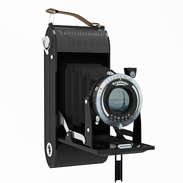 Vintage Voigtlander Bessa Camera 3D model image 1 