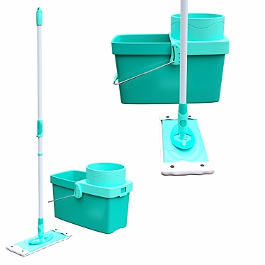 Twist Mop Cleaning System 3D model image 1 