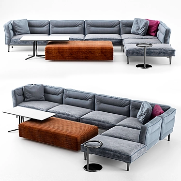 Elegance Unleashed: Minotti Sofa 3D model image 1 