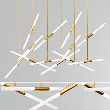 Modern LED Pendant Lamps 3D model image 1 