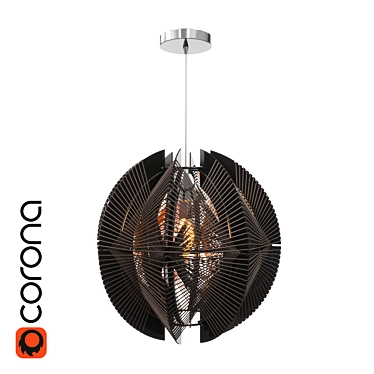 Zuo Modern Centari Ceiling Lamp: Sleek and Stylish Illumination 3D model image 1 