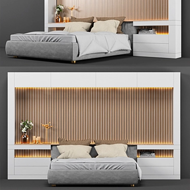 Ready-to-Use Bedroom Visualizations 3D model image 1 