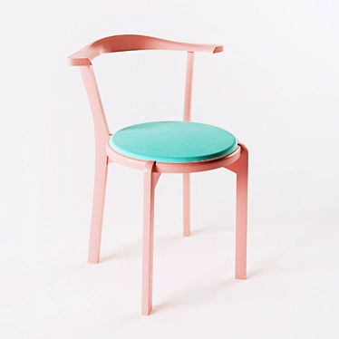 Hirashima Agile Chair: Sleek and Functional 3D model image 1 