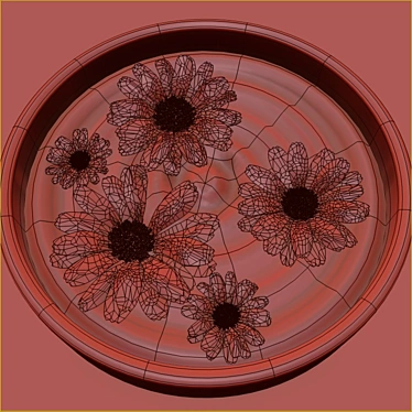 Blooming Beauty: Calendula Flower Set 3D model image 1 