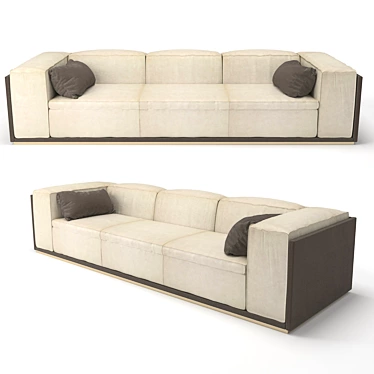 Luxury Overland Sofa 3D model image 1 