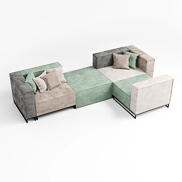 Modern Comfort Kanapa: Stylish 2013 Design 3D model image 1 