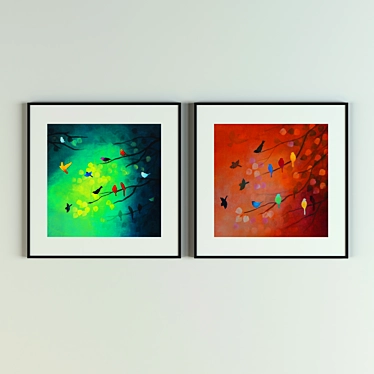 3ds Max Paintings Collection 3D model image 1 