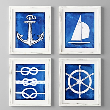 Paintings Wheel Yacht Club Framed by Birch Lane