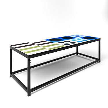 Vibrant Tiles Coffee Table 3D model image 1 