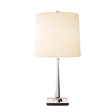 Modern Petal Desk Lamp In Soft Silver