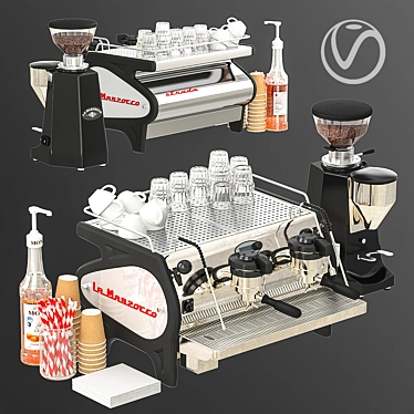 Ultimate Coffee Experience Set 3D model image 1 