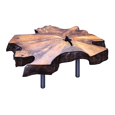 Rustic Root Coffee Table 3D model image 1 