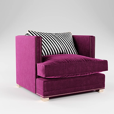 Sleek Design Armchair by SMdessins 3D model image 1 