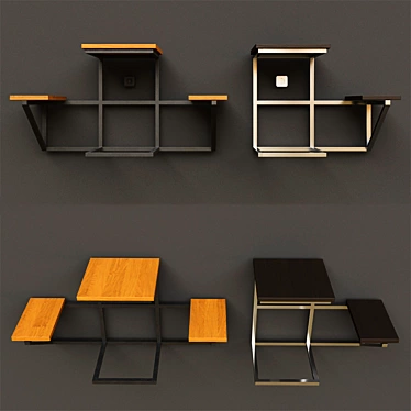 Modern Loft Coffee Tables 3D model image 1 