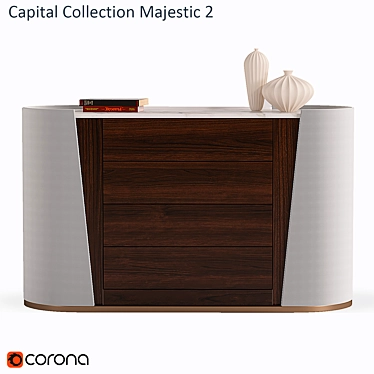 Capital Collection Majestic 2: Elegant Design, Stunning Dimensions! 3D model image 1 
