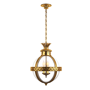 Traditional Crown Top Lantern: E.F. Chapman 3D model image 1 