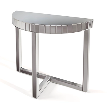 Mirrored Console Table: Sleek & Stylish Design 3D model image 1 