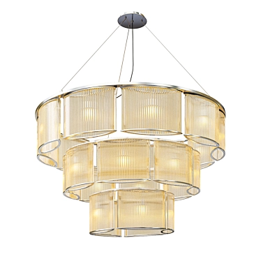 Elegant Stilio Pendant Lamp 3D model image 1 