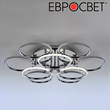 Eurolight LED Ceiling Lamp 3D model image 1 