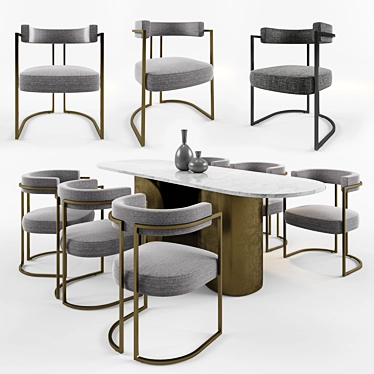 Julius 19" Dining Chair 3D model image 1 