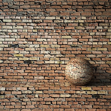 Seamless Brick Texture for 3D Modeling 3D model image 1 