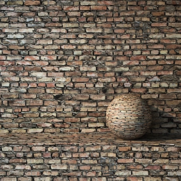 Seamless Brick Texture 4K 3D model image 1 