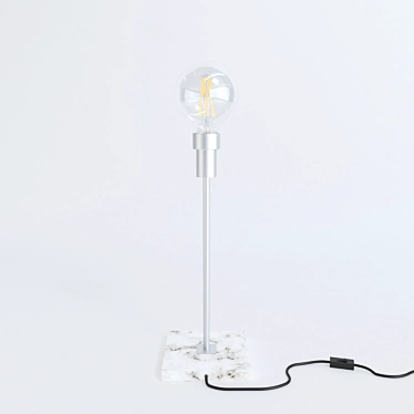 Minimalist Nordic Table Lamp 3D model image 1 