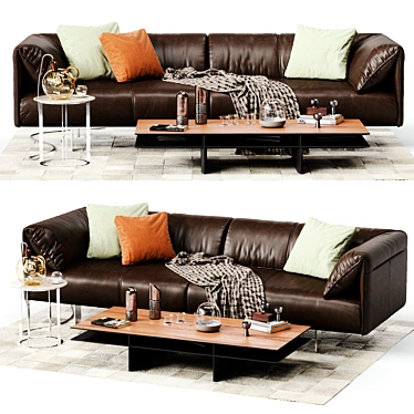 Modern Modloft Essex Sofa - Sleek and Stylish 3D model image 1 