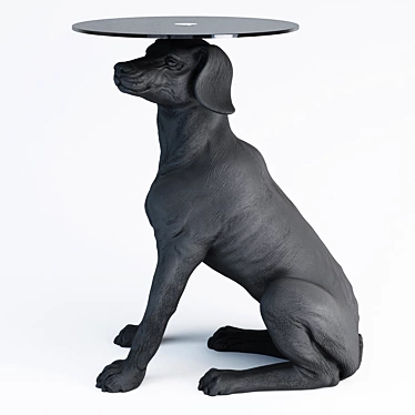 Charming Canine Side Table by Kare Designs 3D model image 1 