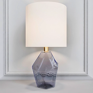 Baker Gemstone Table Lamp: Elegant Illumination 3D model image 1 