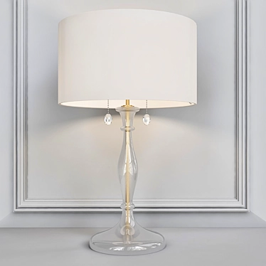 Elegant Perla Table Lamp 3D model image 1 