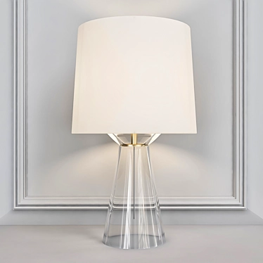 Elegant Baker Waistline Table Lamp 3D model image 1 