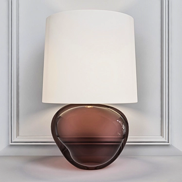 Modern Magritte Baker Table Lamp 3D model image 1 